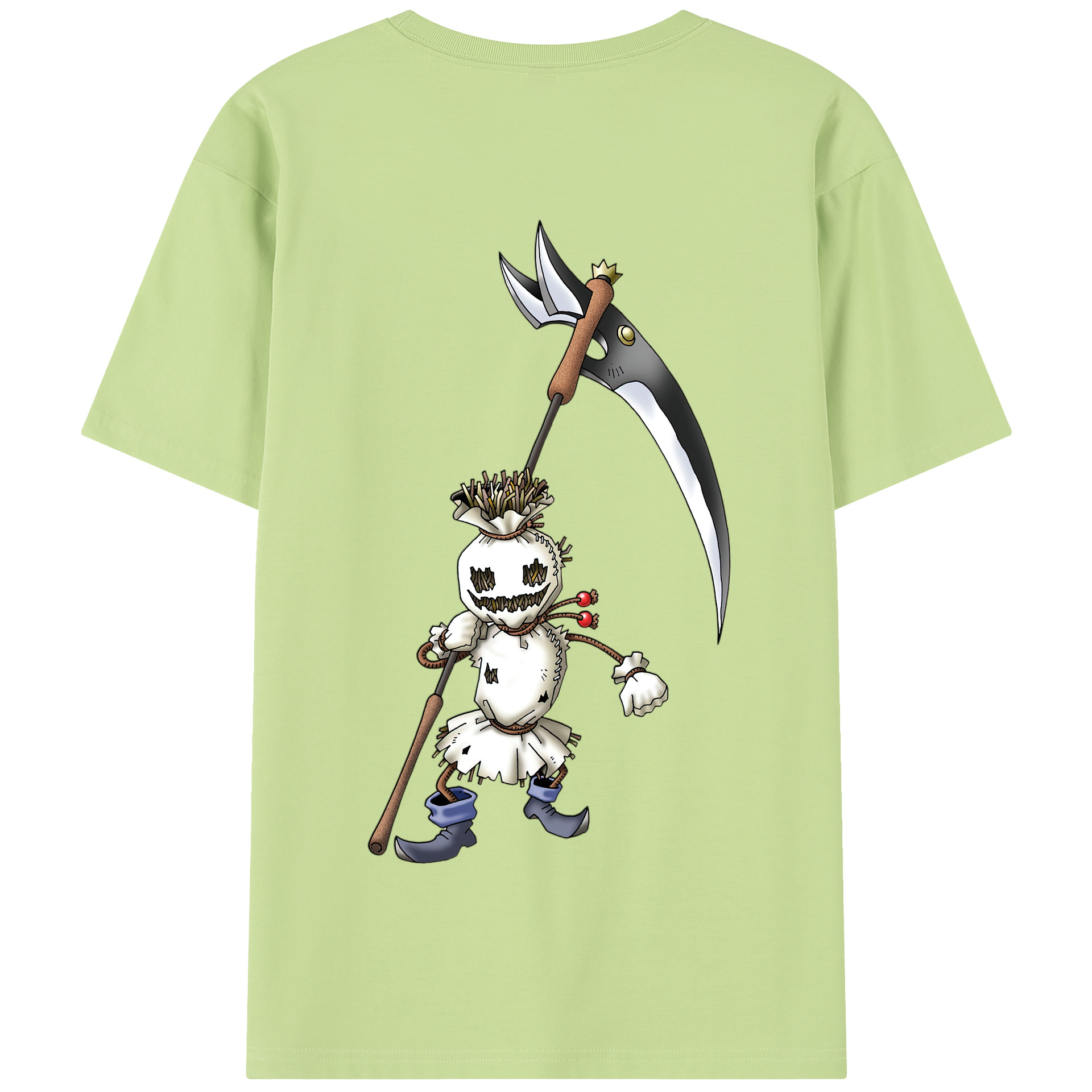 （画像用） ドラゴンクエスト Doragon Kuesuto Dragon Quest 綿100％半袖Tシャツ（背面プリント）